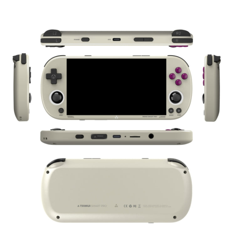 Trimui Smart Pro 4.96 Inch IPS Screen Handheld Game Console Open Source Linux System 256G(Grey)