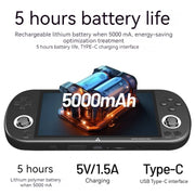 Trimui Smart Pro 4.96 Inch IPS Screen Handheld Game Console Open Source Linux System 64G(Grey)