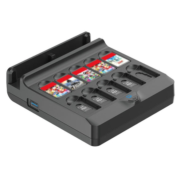 For Switch / Switch OLED Iplay NG-SW279 Cast Screen Charger Video Conversion Dock With Storage(Black)