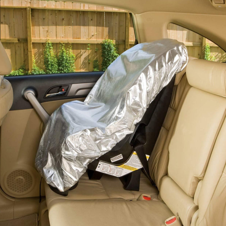 50x90cm Universal Baby Safety Seat Sunshade Dustproof Cover(Silver)
