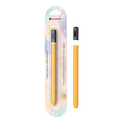 For Apple Pencil 2 AhaStyle JY16-2 Silicone Case Retro Non-slip and Anti-drop Pen Cover(Yellow)