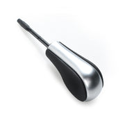 For BMW E Chassis Gear Lever Head, Universal For Left And Right Driving, Style: 3/5/7 Series X3 Z3 X6 Round Head Silver