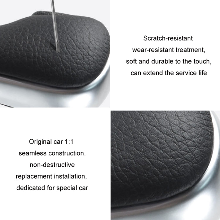 For BMW E Chassis Gear Lever Head, Universal For Left And Right Driving, Style: 1/3 Series Z4 Round Head Carbon Fiber Pattern