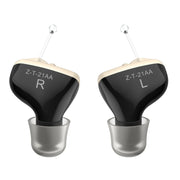 1pair  Invisible In-Ear Hearing Aid Sound Amplifier For The Elderly And Hearing Impaired(Black)