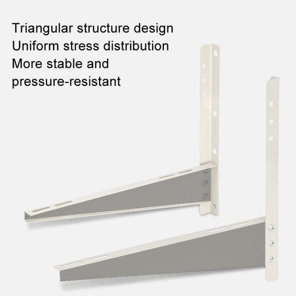 AC1512 1-2HP Thickened Cold Rolled Steel Air Conditioner Outside Unit Bracket Universal Air Conditioner Wall Mount Support