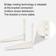 AC1512 1-2HP Thickened Cold Rolled Steel Air Conditioner Outside Unit Bracket Universal Air Conditioner Wall Mount Support