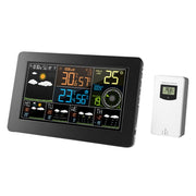 WiFi Color Screen Weather Station Temperature And Humidity Weather Forecast Clock, Model: EU Plug
