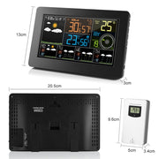 WiFi Color Screen Weather Station Temperature And Humidity Weather Forecast Clock, Model: EU Plug