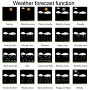 WiFi Color Screen Weather Station Temperature And Humidity Weather Forecast Clock, Model: EU Plug