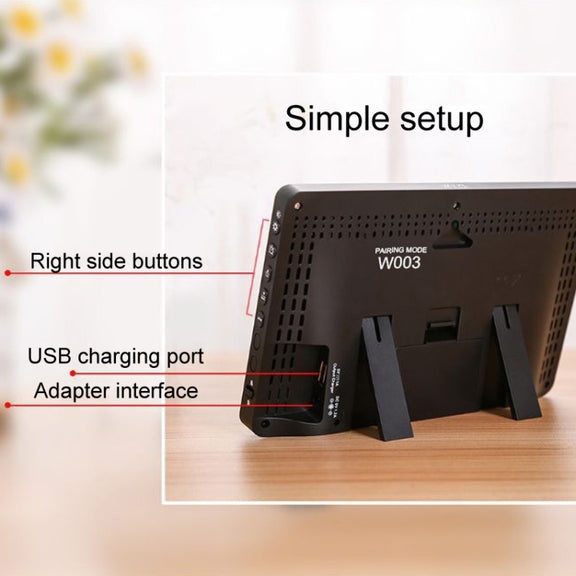 WiFi Color Screen Weather Station Temperature And Humidity Weather Forecast Clock, Model: EU Plug