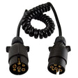 European 7 Pin 12 Volt Car Trailer Connector With Wire(1101) - Terminal connectors by PMC TechLife | Online Shopping South Africa | PMC TechLife | Buy Now Pay Later Mobicred