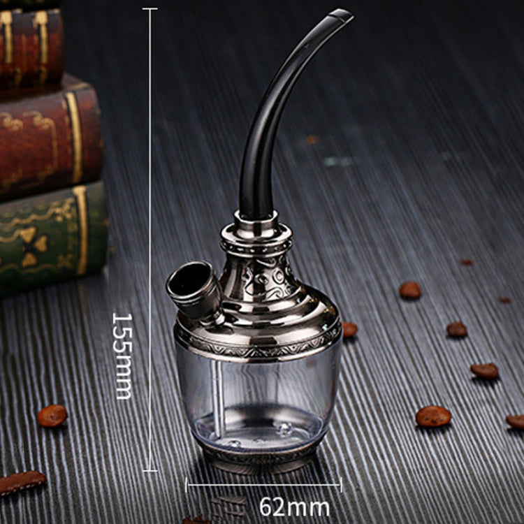 HENGDA HD-806 Dual Purpose Multifunctional Filtered Hookah With Long Hose(Gold)