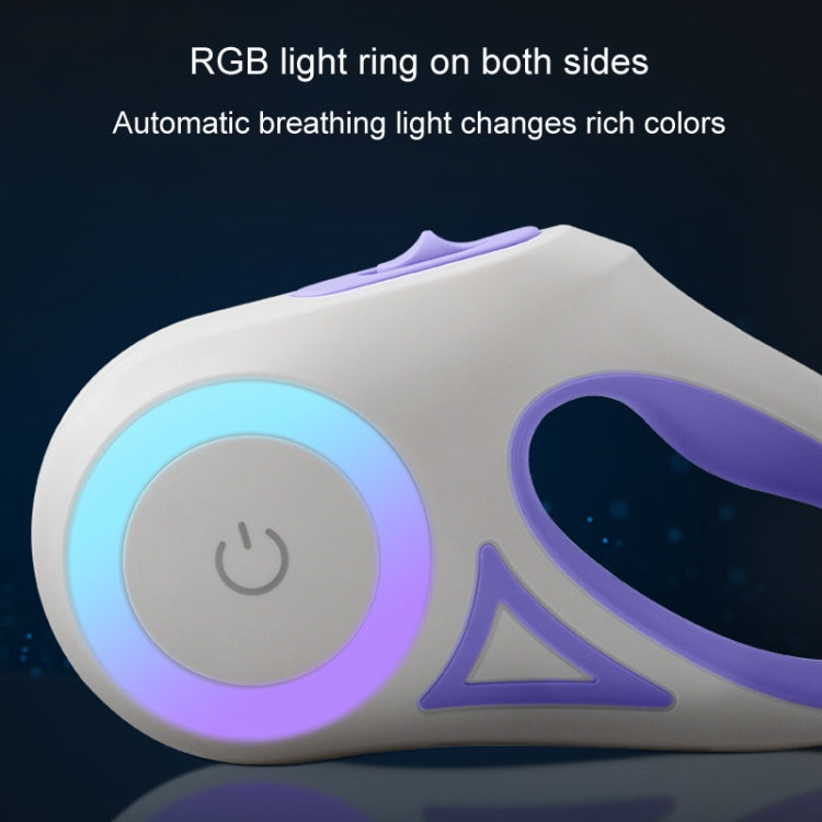LED Light Luminous Pet Dog Leash Automatic Retractable Dog Walking Leash, Color: 5m Orange
