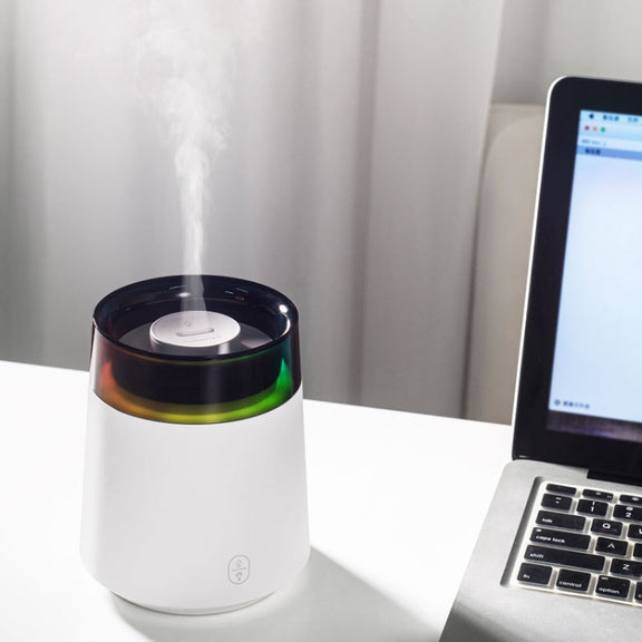 H10 Home Portable Office Aromatherapy Diffuser Running Horse Night Light Large Fog Humidifier(Black)