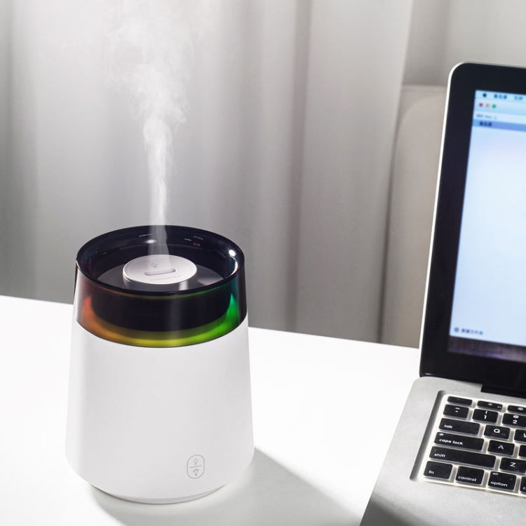 H10 Home Portable Office Aromatherapy Diffuser Running Horse Night Light Large Fog Humidifier(Black)