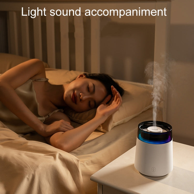 H10 Home Portable Office Aromatherapy Diffuser Running Horse Night Light Large Fog Humidifier(Black)
