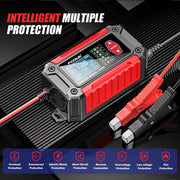 FOXSUR Cars Motorcycles 12V Lithium Cattery Charger With Battery Detection(US Plug)