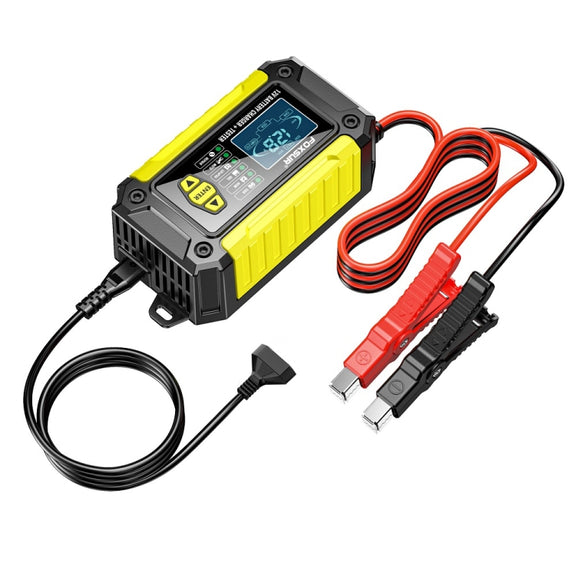 FOXSUR Cars Motorcycles 12V Lithium Cattery Charger With Battery Detection(EU Plug)