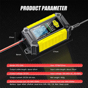 FOXSUR Cars Motorcycles 12V Lithium Cattery Charger With Battery Detection(US Plug)