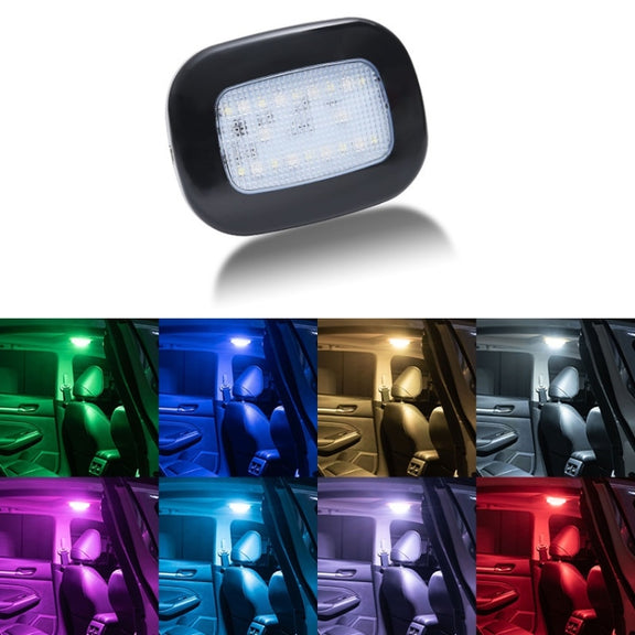 Car USB Charging Strong Magnetic Roof Reading LED Light(Black)
