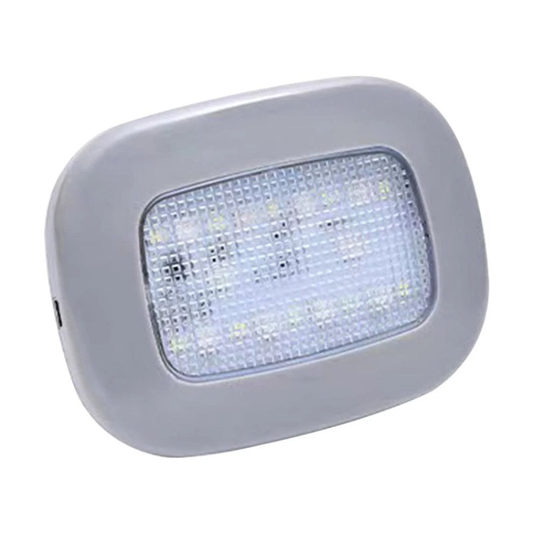 Car USB Charging Strong Magnetic Roof Reading LED Light(Grey)