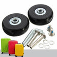 40 x 18mm Luggage Suitcase Replacement Wheels Low Noise Spinner Wheels - Accessories by PMc TechLife | Online Shopping South Africa | PMc TechLife | Buy Now Pay Later Mobicred