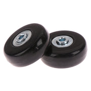 43mm x 18mm Luggage Suitcase Replacement Wheels Low Noise Spinner Wheels