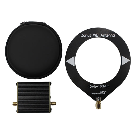 Donut Broadband Antenna With Low Impedance Converter(Black)