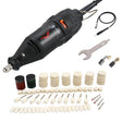 VICOVER Small Adjustable Speed Electrical Grinder Set Jade Carving Pen Polishing Tool EU Plug, Model: 78pcs Parts+Soft Shaft - Abrasive Tools & Accessories by VICOVER | Online Shopping South Africa | PMC TechLife | Buy Now Pay Later Mobicred