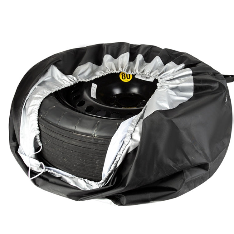 80x47cm 210D Oxford Cloth Car Water-resistant Dirt-resistant Tire Protective Cover