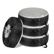 4pcs 80x47cm 210D Oxford Cloth Car Water-resistant Dirt-resistant Tire Protective Cover