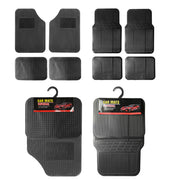 4pcs/Set Car PVC Anti-slip Water-resistant Durable Floor Mats(Stripes)