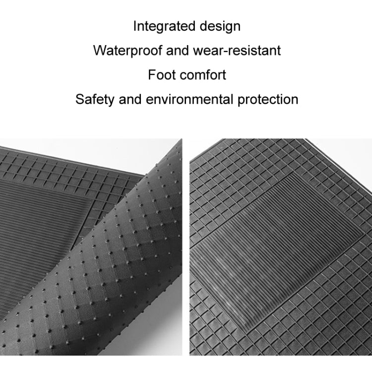 4pcs/Set Car PVC Anti-slip Water-resistant Durable Floor Mats(Stripes)