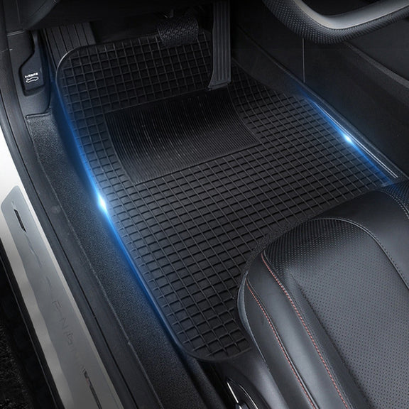4pcs/Set Car PVC Anti-slip Water-resistant Durable Floor Mats(Square)