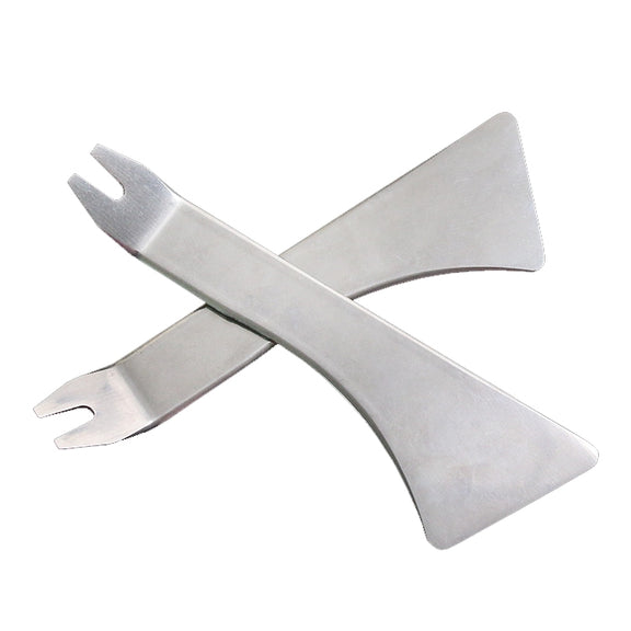 Stainless Steel Car Interior Pry Board Speaker and Door Disassembly Screwdriver Tool(Dual-use)