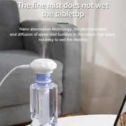 USB Plug-in Mini Portable Detachable Car Humidifier, Spec: Humidifier+3sets Sticks