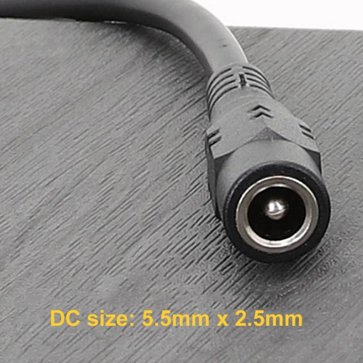 Adapter DC 5.5 x 2.5mm To Hard Disk Power Supply Cable, Model: DC To 4Pin One To Three