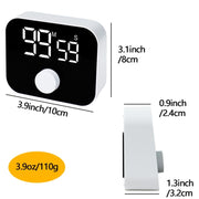 YS LED Rotating Timer IlSent Kitchen Time Manager(White)