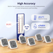 SONOFF SNZB-02D 2.5 inch LCD Smart Sensor Real-Time Monitoring Linkage