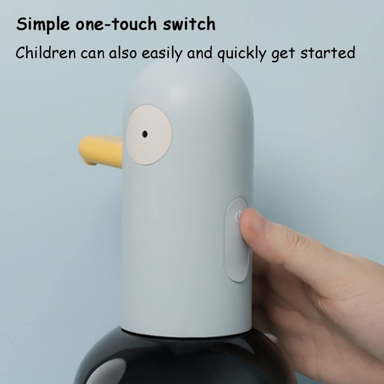 Cute Duck Automatic Foam Soap Dispenser Rechargeable Touchless Hand Washing Machine For Bathroom Kitchen(Blue)