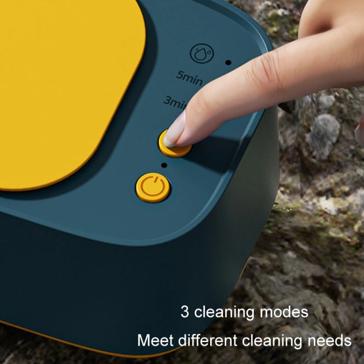 Electrical Ultrasonic Cleaner 3-speed Timing Jewelry Watches Braces Eyeglasses Cleaning Device(White)