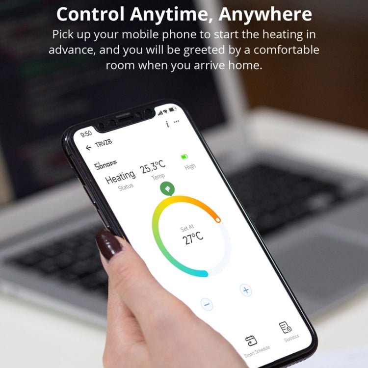 SONOFF TRVZB Zigbee Temperature Control Valve Intelligent Heating Anti-freezing APP Remote Control