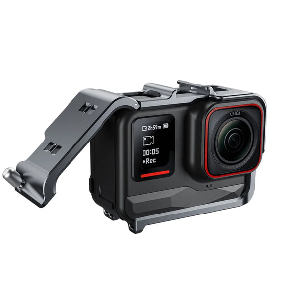 For Insta 360 Ace / Ace Pro TELESIN S6-FMS-02 Vertical Shot Quick Release Metal Rabbit Cage Body Protection Accessories