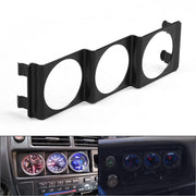 52mm Car Modified Instrument Rack Three-hole Universal Car Radio Card Slot