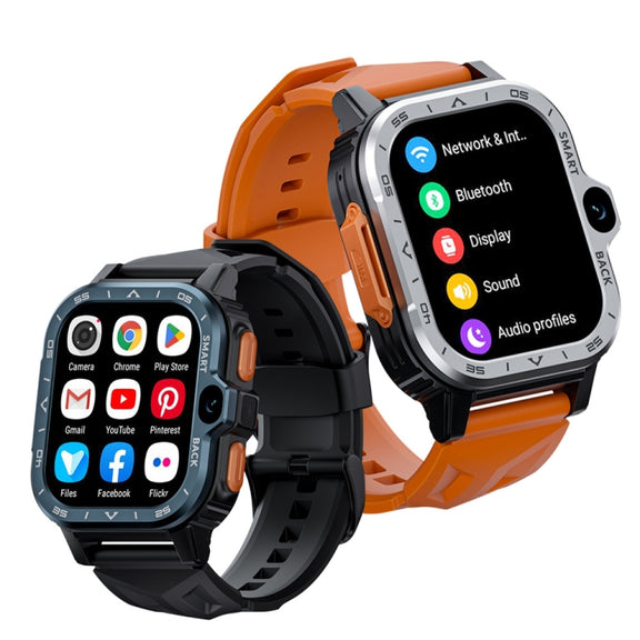 LOKMAT APPLLP 4 MAX 2.02-inch Android 8.1 Full Network Wifi Card Bluetooth Smart Watch(Navy Blue)