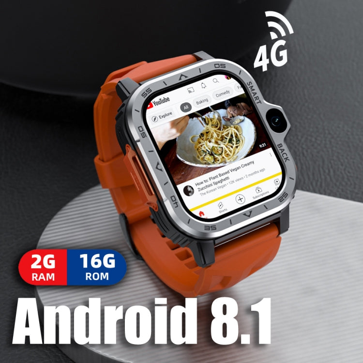 LOKMAT APPLLP 4 MAX 2.02-inch Android 8.1 Full Network Wifi Card Bluetooth Smart Watch(Navy Blue)