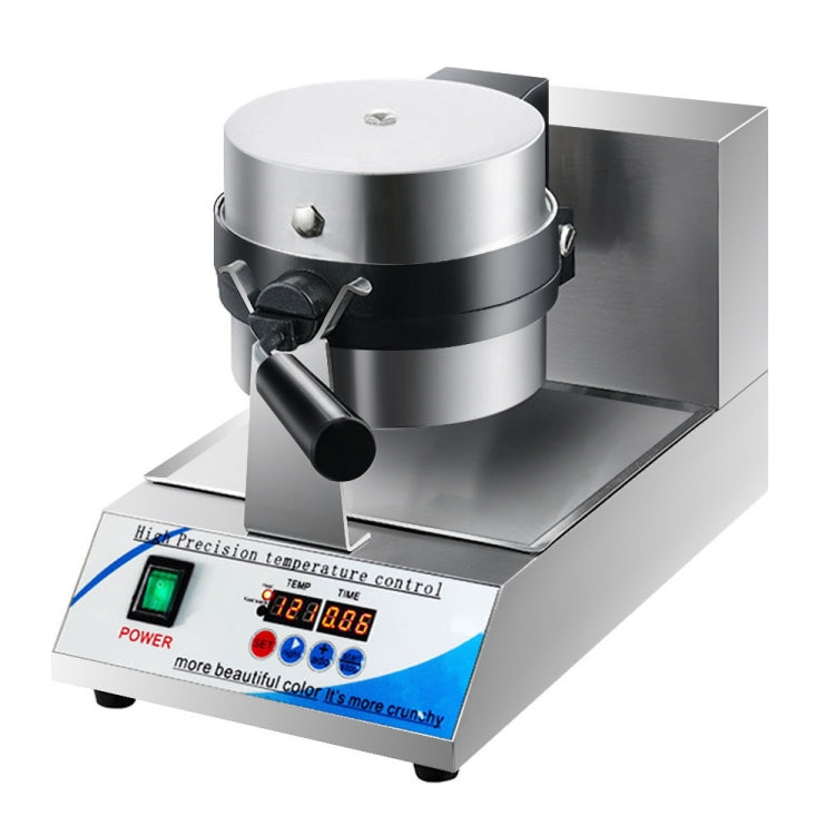 1200W  Commercial Waffle Maker Stainless Steel Rotatable Waffle Machine US Plug