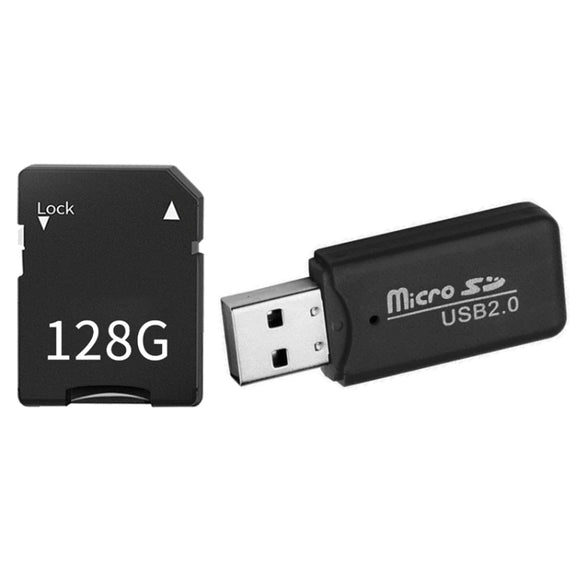CCD Digital Camera Memory Card + Card Reader(128G)