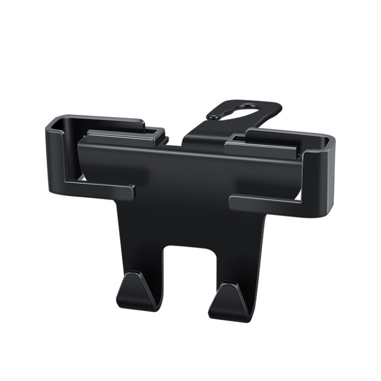 Car Multifunctional Mobile Phone Holder Rear Headrest Storage Hook(Black)