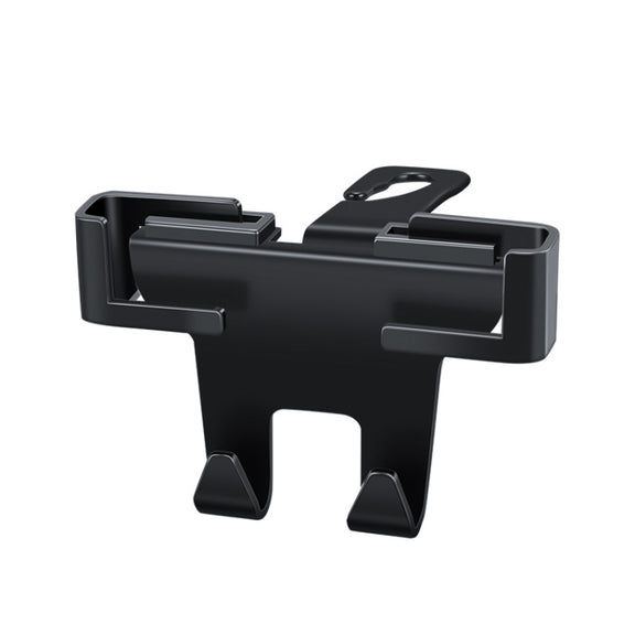 Car Multifunctional Mobile Phone Holder Rear Headrest Storage Hook(Black)